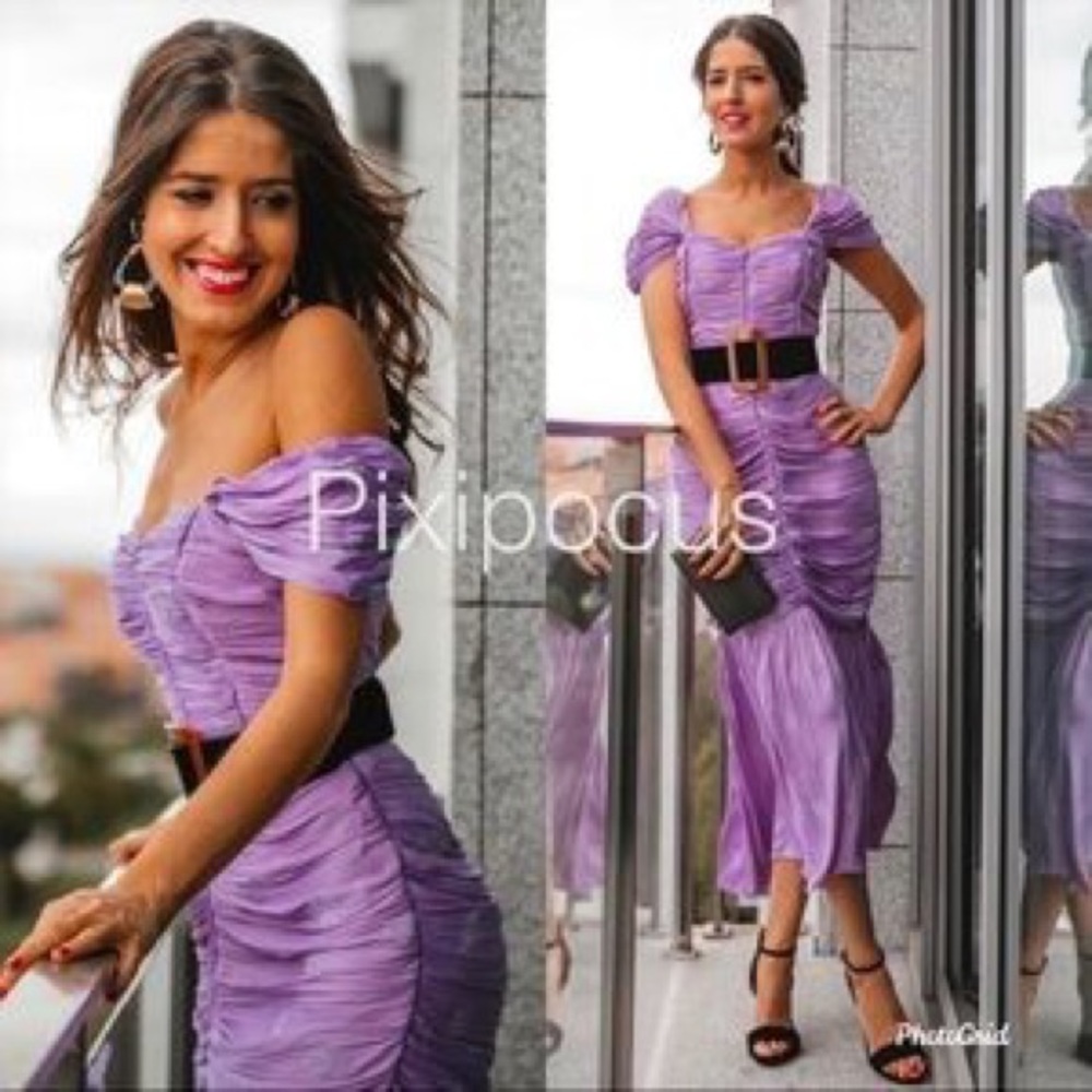 Zara lilac dress